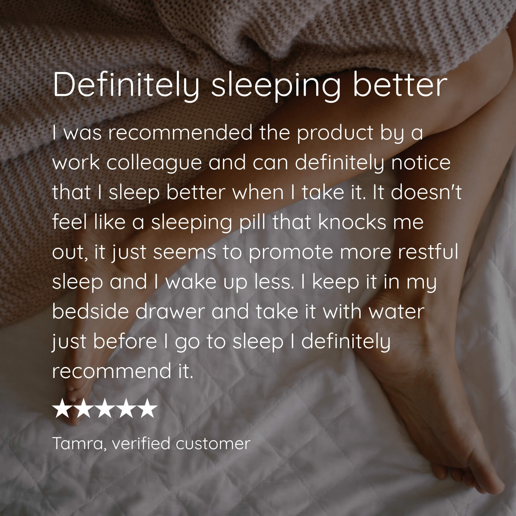 Wassen Relax & replenish sleep supplement customer review